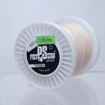 Polystar Turbo 400M Катушка Теннисная Полиэстеровая Струна/1.35мм бежевый