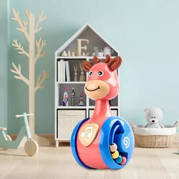 Ползающая звучащая игрушка для обучения и игры - Tumbler Design Kids синий