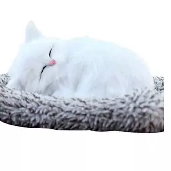 Poma Real Pet Deep Sleep Car Plush, персидская маленькая кошка, 1 шт., корейский автомобильный аксессуар