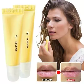 Помада для губ бальзам для губ увлажняющий отшелушивающий 11 мл белый