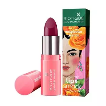 Помада для губ Зимний поцелуй (4,2 г), Magicolor Lipstick Winter Kiss, Biotique