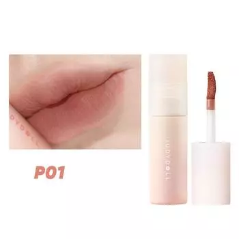 Помада Губная грязь маленький крем пюре показать белый рот красный слепой ящик матовая глазурь для губ P01