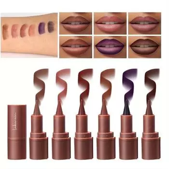 Помада Карандаш для губ Матовый антипригарный стаканчик Увлажняющий матовый карандаш для губ Помада