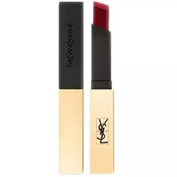 Помада Lip Rouge Pur Couture The Slim Yves Saint Laurent YSL Cosmetics Помада Matte 18 Reverse Red Трудноудаляемая красный