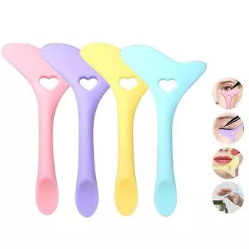 Помада Marscara Подводка для глаз Трафареты Кончики крыльев Помощь в рисовании Локатор подводки для глаз Инструмент для подводки глаз фиолетовый