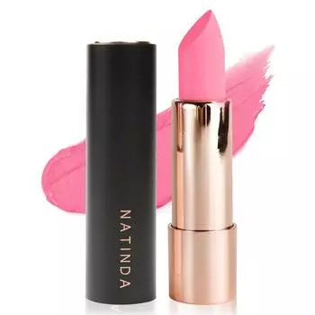 Помада Natinda Art in Black 3,5 г, оттенок 03 Sweet Love Pink, 1 шт.