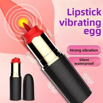 Помада язык облизывание вибрирующее прыгающее яйцо женский мастурбатор массажер быстрый инструмент взрослые эротические секс-игрушки Lipstick Tongue Jumper