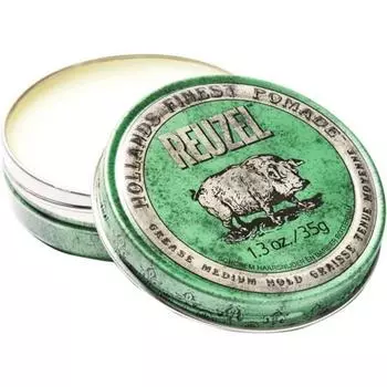 Помада REUZEL Medium Hold Pomade Green СРЕДНИЙ БЛЕСК 35 г