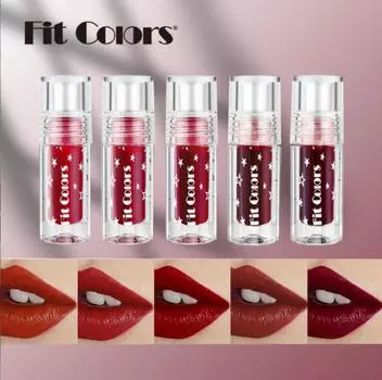 Помада Стойкий оттенок Glaze Tint Матовый блеск для губ Водостойкий матирующий бархатистый жидкий блеск для губ Косметическая губная помада для придания объема