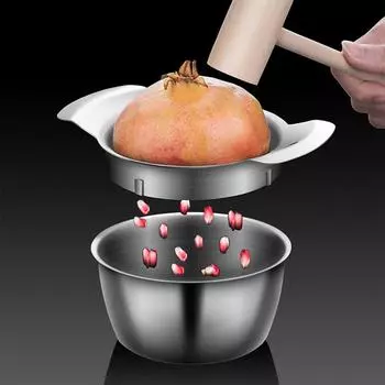 Pomegranate Peel Tool 304 Stainless Steel Pomegranate Seed Removal Meat Extraction Fruit Opener Pomegranate Opening Tools Set
