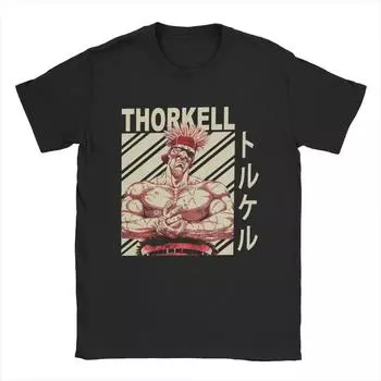 POMEL 0311 T Shirt Men s 100% Cotton Vintage T-Shirts Round Collar Tees Short Sleeve Clothes Gift Idea S чёрный