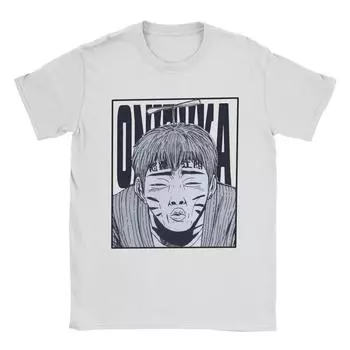 POMEL Мужская футболка Хипстерские футболки Футболки с коротким рукавом и круглым воротом Хлопковая одежда для взрослых S чёрный