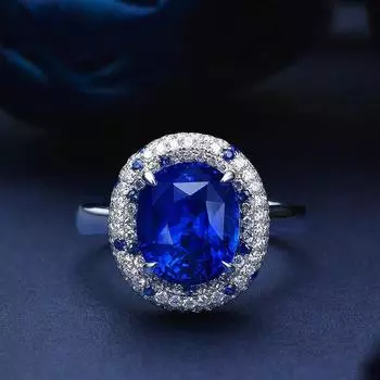 POMOiii новые темпераментные лаконичные круглые кольца синие открывающиеся кольца для женщин циркон для свадьбы, помолвки и вечеринки изысканные роскошные ювелирные изделия в подарок синий