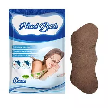 Помощь при сне Дыхательная полоска для носа Носовая полоска от храпа Пластырь от храпа Помогает остановить храп и заложенность носа Спите спокойно One Size