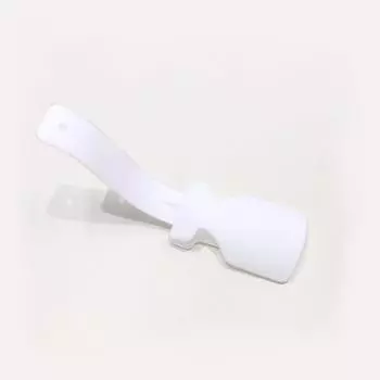 Помощник для ленивой обуви, рожок для обуви, подъемный помощник для пожилых людей и инвалидов, пластиковый рожок для обуви подходит для любой обуви 1PCS белый