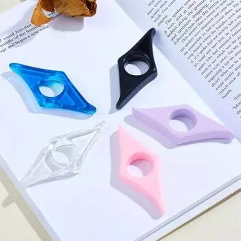 Помощник по чтению Подставка для большого пальца Предотвращает судороги пальцев Эргономичный держатель для книг Подставка для пальцев Аксессуары для книг чёрный