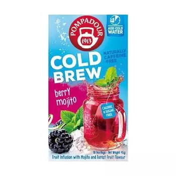 Pompadour Cold Brew Ягодный Мохито 18 Чайных Пакетиков x 10 Пачек (71332)