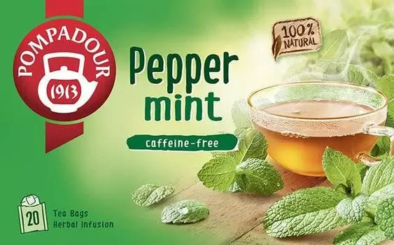 Pompadour Herbal Tea Peppermint 20TB x 2 pieces set