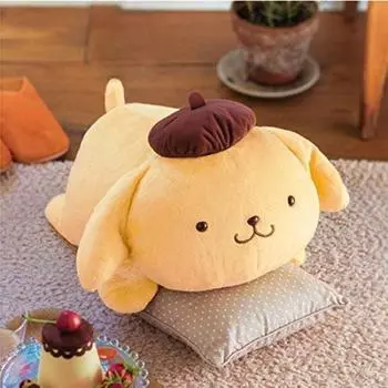 Pompompurin Plump Lying Down Big Plush Toy