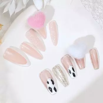 Pompoms Plush Nail Art Jewelry DIY Nail Ornaments Nail Art Decorations Manicure Accessories белый