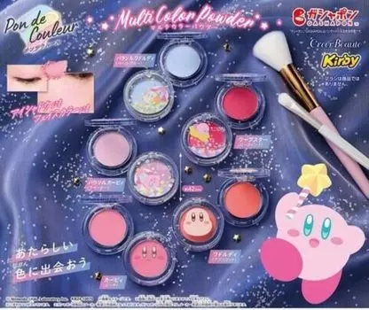 Pon de Couleur Kirby of the Stars Multicolor Powder x All 5 Types Set Full Comp Gacha Gacha Capsule Toy