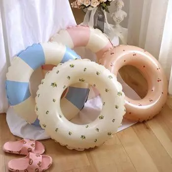Пончик для бассейна, поплавок, утолщенное надувное кольцо для плавания, трубка, детский плавающий круг для плавания на открытом воздухе, бассейн, пляжные водные игрушки CHINA