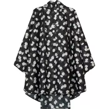 Пончо Плавающие Ромашки Черный [2025] Wpc. ВПК. Р003-456-201