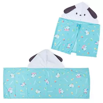 Пончо с капюшоном Sanrio Pochacco, которое становится холодным при намокании 560286