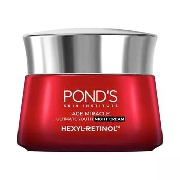 Ночной крем Pond S Age Miracle Ultimate Youth с гексилретинолом 45 г. 45 g.