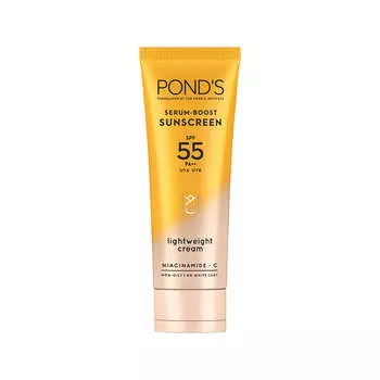POND S Serum boost Солнцезащитный крем SPF 55, 50г