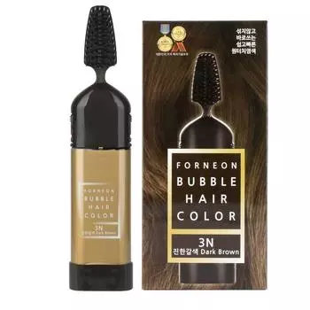 Poneon Aerosol Bubble Gray Hair Dye, 3N dark brown, 1 pc.