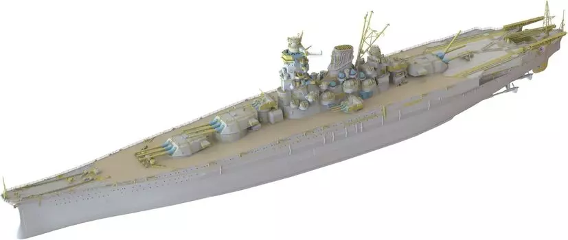 Pontus Model Японский линкор Ямато 1941 года, спецификация, пластиковая модель с полным корпусом PON70003R1 1/700