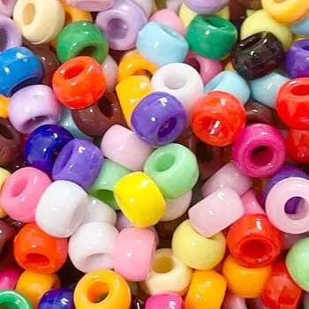 pony beads big hole acrylic beads hole 4mm shape mold beads acrylic big hole colorful pastel milky various shapes girl With hole cute toys Fashionable