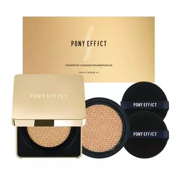 Pony Effect Cover Stay Cushion Foundation EX Original 15 г + сменный блок 15 г, нет. 23 бежевый телесный, 1 набор