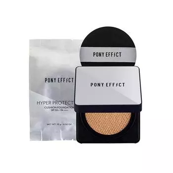 PONY EFFECT Hyper Protection Cushion Foundation SPF50 + PA +++ 15 г * 2 шт. 01 Rosy Ivory