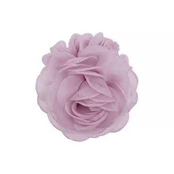 Ponytail Holder Mesh Flower Hair Band Camellia Flower Elastic Hair Band Rose Hair Rope Girls фиолетовый