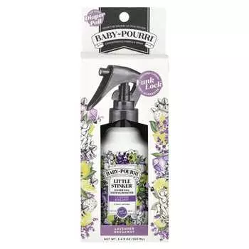 Poo-Pourri, Baby-Pourri™, Little Stinker™, средство для устранения запаха из ведра, лаванда и бергамот, 3,4 жидких унции (100 мл)