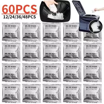 Poo Powder Poo Gel Кемпинговый Туалет Химикаты Экологичный Абсорбирующий Гель Жидкие Отходы Гелеобразующий Дезодорирующий Порошок Для Путешествий Портативный Туалет
