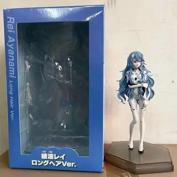 POP Ayanami New Theater Version Длинные волосы Ayanami Handmade Модель Подвеска Статуэтка