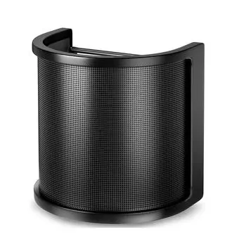 Поп-фильтр, металлическая сетка PEMOTech, пена и слой этиламина, ветрозащитный экран для микрофона, защитный чехол для ручного микрофона