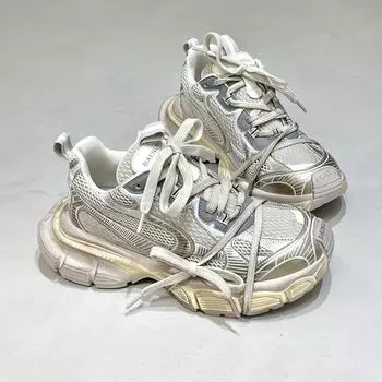 Поп-кеды, кроссовки с толстой подошвой, повседневная обувь в стиле ретро для пар из старых мужчин и женщин 35 шампанского