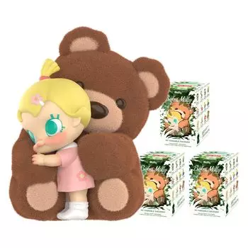 POP MART Baby Molly My Huggable Discovery Series Box 12 Pop Mart Gacha Gacha Blind Box Фигурка Пластиковая модель Премиум Игрушка Мягкий винил ПВХ Оригинал