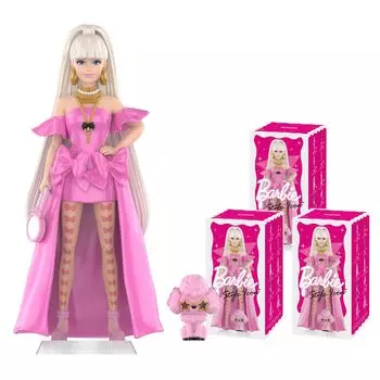 POP MART Barbie Style Icon Series Box 9 Pop Mart Gachapon Blind Box Фигурка Пластиковая модель Премиум Игрушка ПВХ Мягкий винил Оригинальный персонаж Подарок на день рождения