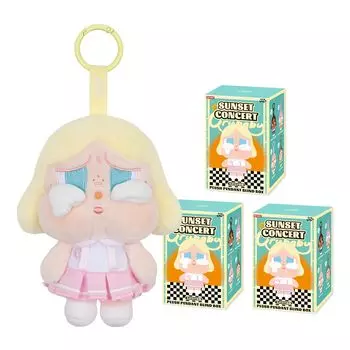 POP MART CRYBABY Sunset Concert Подвеска Pop Mart Gacha Gacha Blind Box Фигурка Пластиковая модель Премиум Игрушка Мягкий винил Оригинальный персонаж Подарок на день рождения