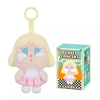 POP MART CRYBABY Sunset Concert Подвеска Pop Mart Gacha Gacha Blind Box Фигурка Пластиковая модель Премиум Игрушка Мягкий винил Оригинальный персонаж Подарок на день рождения