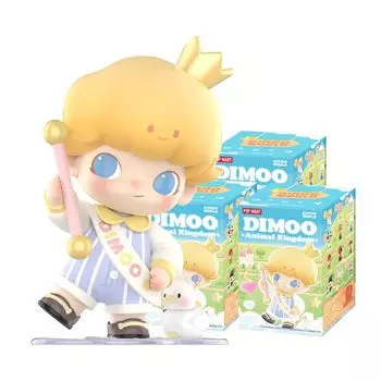 POP MART DIMOO Animal Kingdom Series Pop Mart Gacha Gacha Blind Box Фигурка Пластиковая модель Премиум Игрушка Мягкий винил Оригинальный персонаж Подарок на день рождения [3