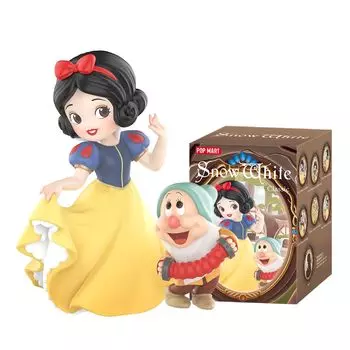 POP MART DISNEY Белоснежка Классическая серия Pop Mart Gacha Gacha Blind Box Фигурка Пластиковая модель Премиум Игрушка ПВХ Мягкий винил Оригинальный персонаж День рождения