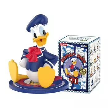 POP MART DISNEY Дональд Дак 90-я годовщина серии Pop Mart Gacha Gacha Blind Box Фигурка Пластиковая модель Премиум игрушка ПВХ Мягкий винил Оригинальный персонаж
