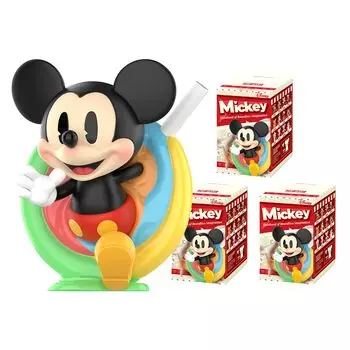 POP MART DISNEY Микки Детство безграничного воображения Серия Pop Mart Gacha Gacha Blind Box Фигурка Пластиковая модель Премиум Игрушка ПВХ Мягкий винил