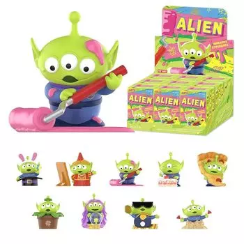 POP MART Disney/Pixar Alien-Immersive Experience Series [3 предмета] pop mart Gachagacha BLIND box фигурка пластиковая модель премиум игрушки мягкий винил оригинальный